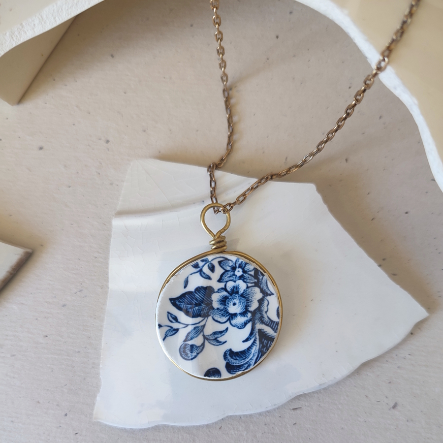 Collana artigianale in ceramica vintage SEI TU