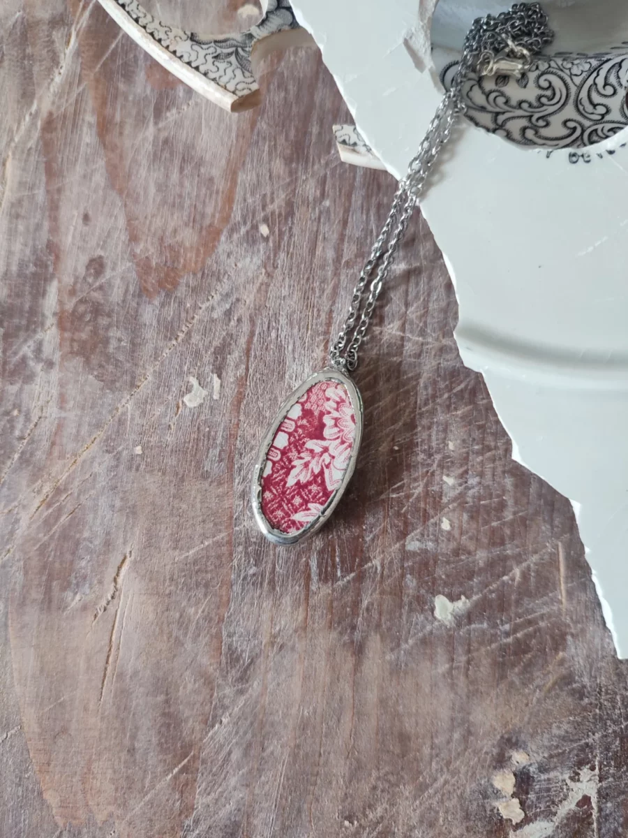 Collana artigianale in ceramica vintage CAREZZA