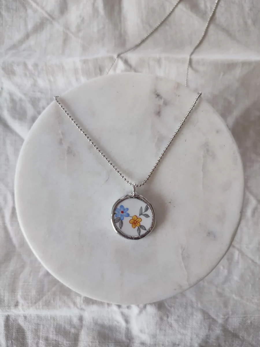 Collana artigianale in ceramica vintage PICCOLA TU