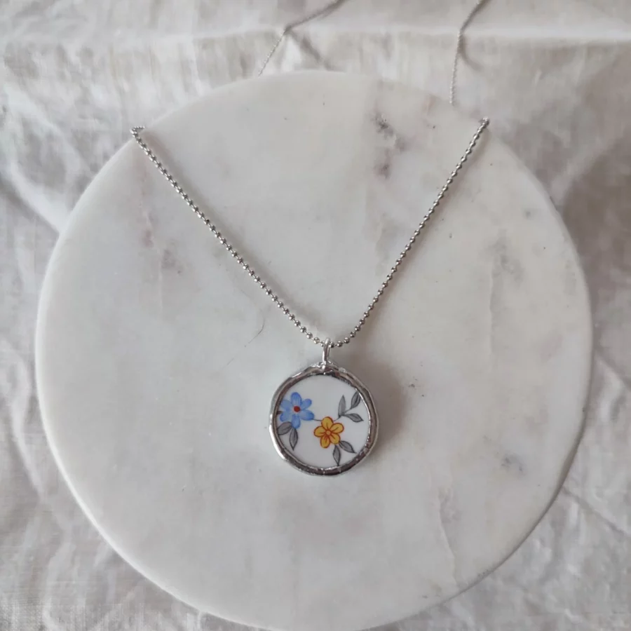 Collana artigianale in ceramica vintage PICCOLA TU