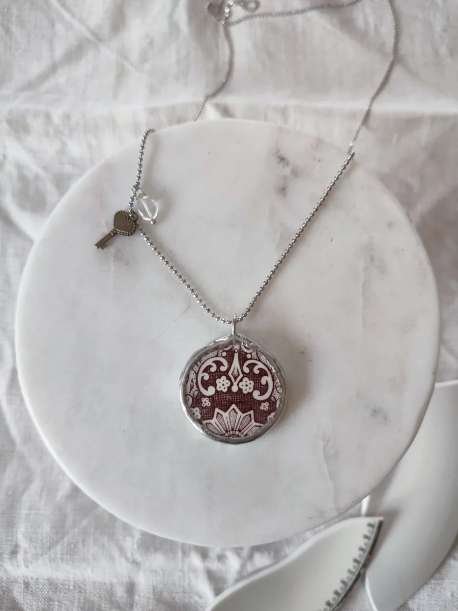 Collana artigianale in ceramica vintage SEI TU