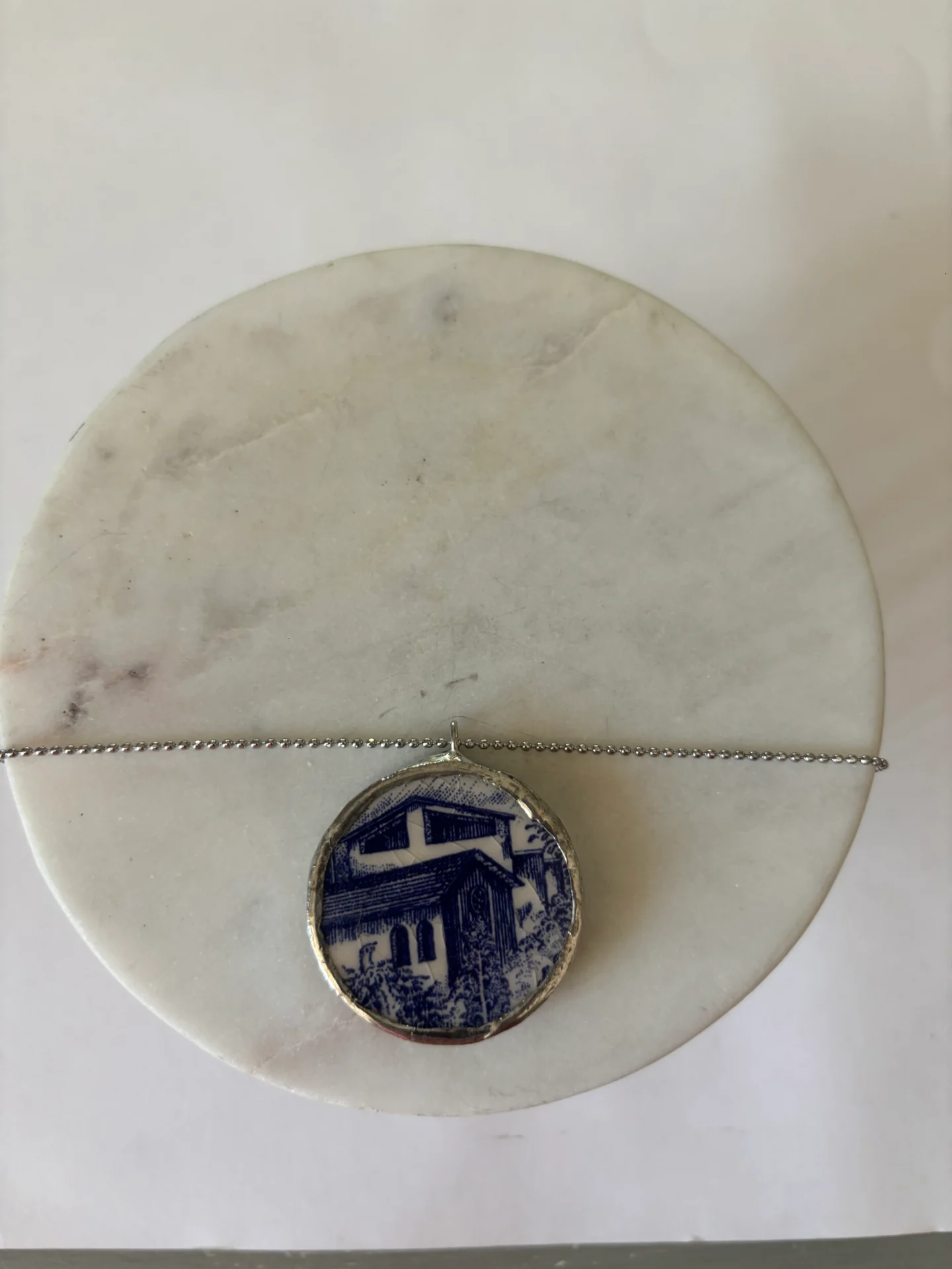 Collana artigianale in ceramica vintage CON TE